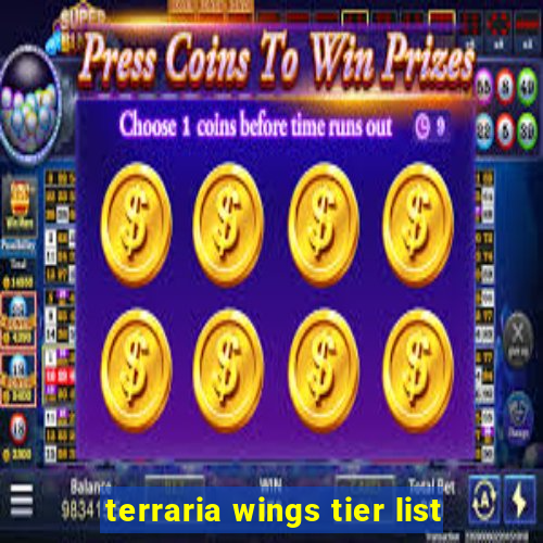 terraria wings tier list